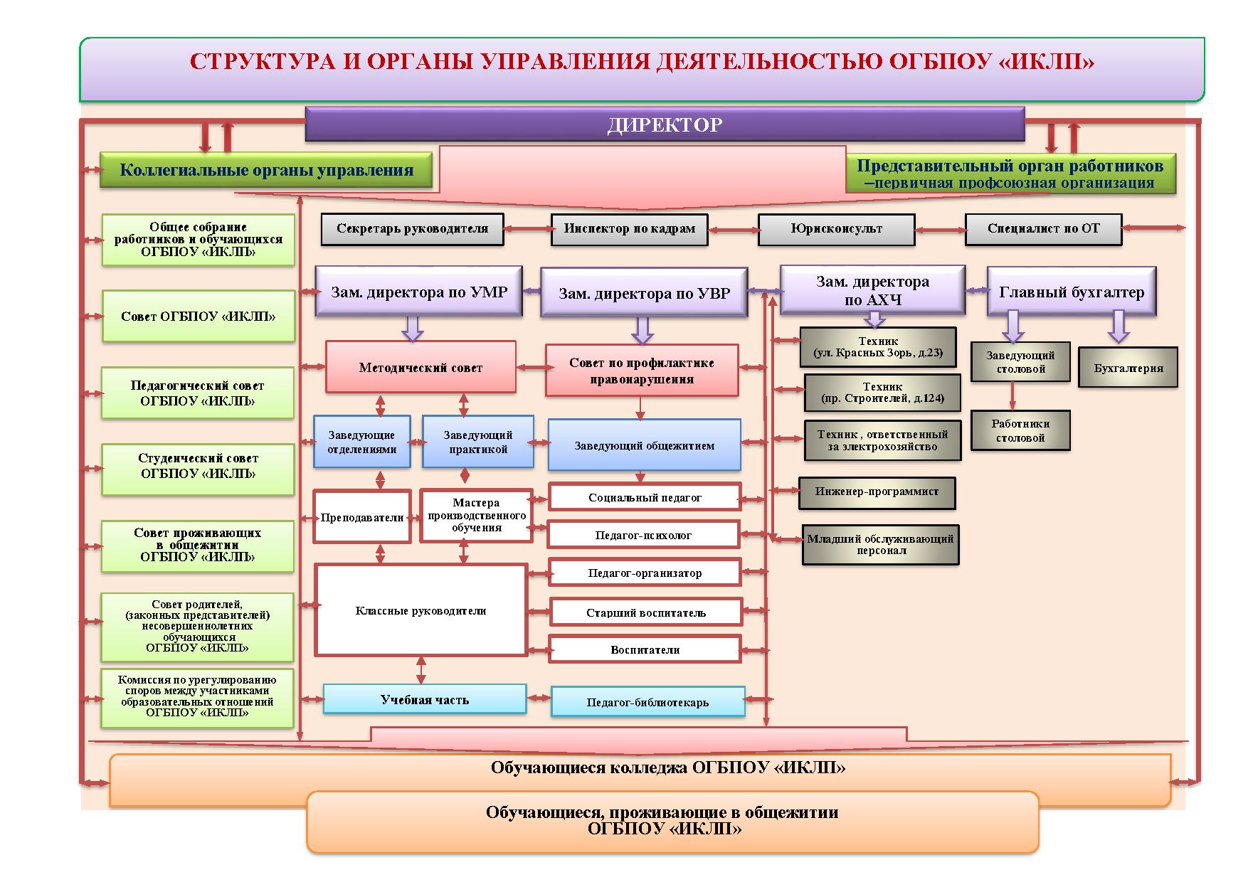 Коллегиальные органы управления образовательной организацией