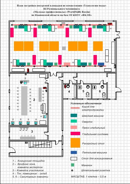 План застройки площадки worldskills